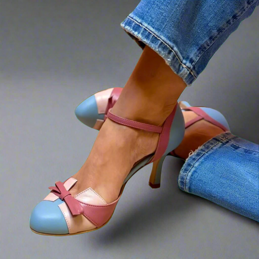 Maison du club, ESCARPINS MULTICOLORES AVEC BRACELET